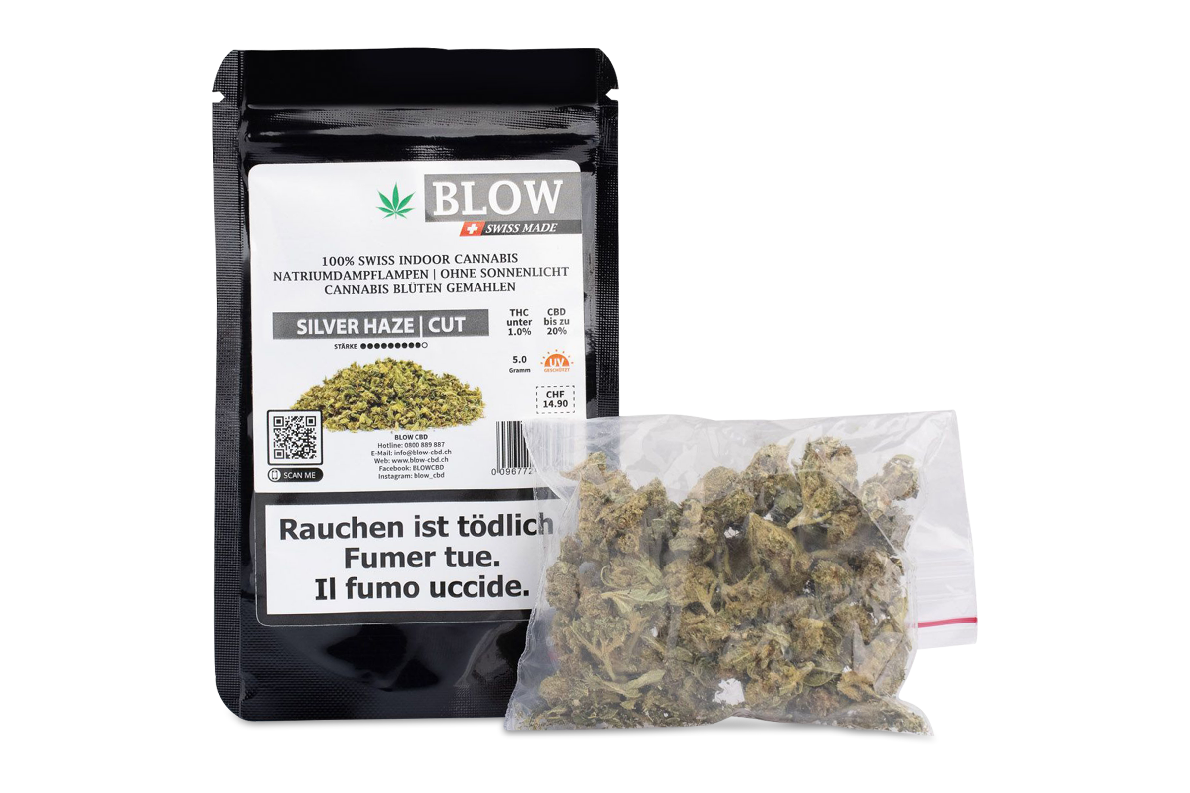 Cannabis cut 5g SILVER HAZE GREY 166