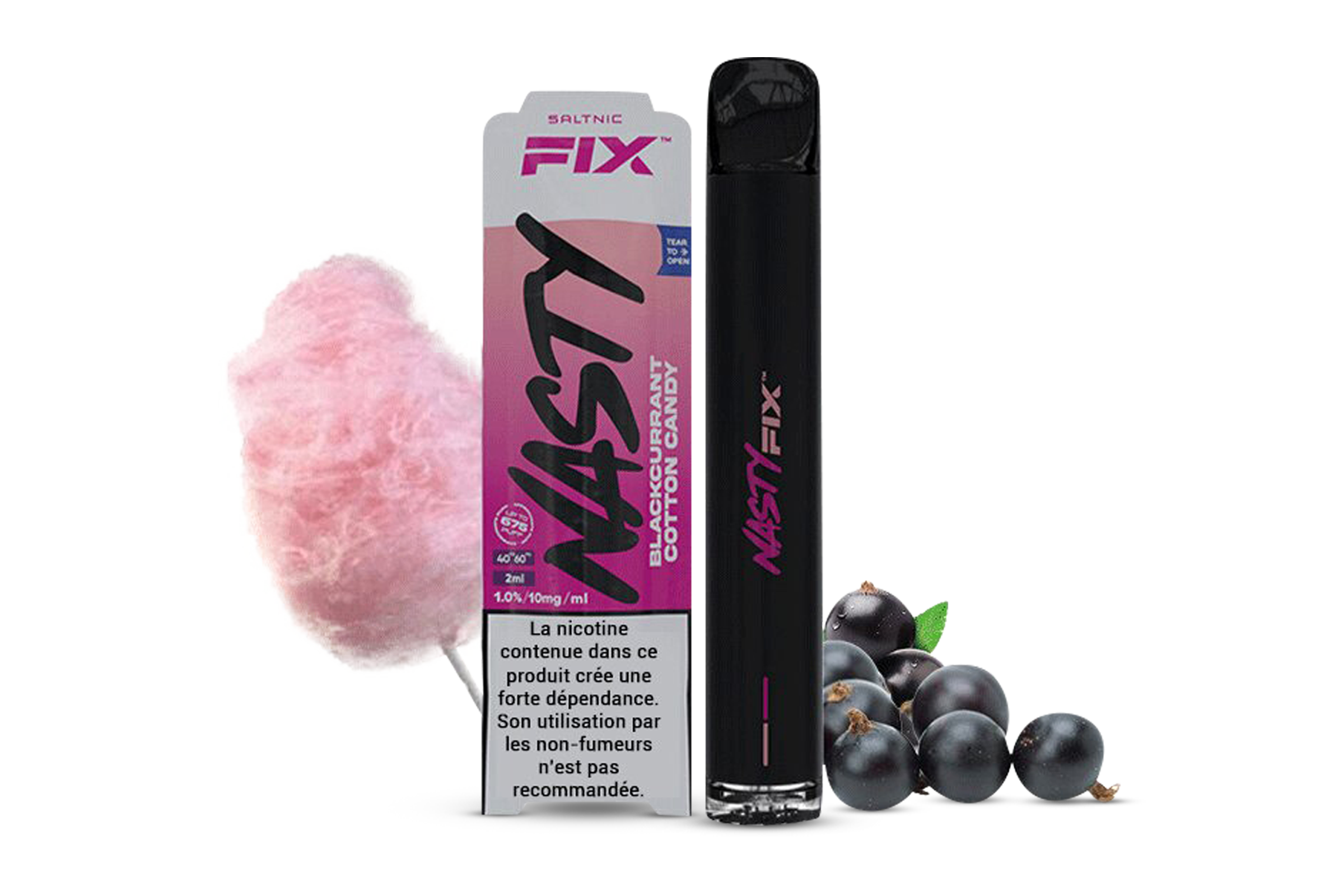 Nasty Fix ~ Blackcurrant Cotton Candy 6